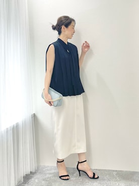 ISHIDAさん（レディース・158cm）の夏コーディネート