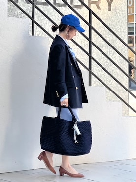 ISHIDAさん（レディース・158cm）の春コーディネート