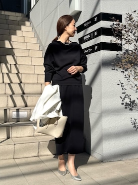 ISHIDAさん（レディース・158cm）の冬コーディネート