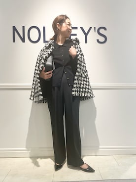 「チドリ柄」｜ISHIDAさん（レディース・158cm）の秋コーディネート
