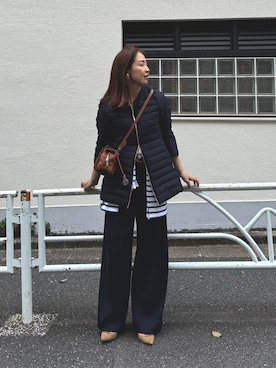 「TATRAS（タトラス）の【TATRAS/タトラス】FRANCESCA別注（ダウンジャケット/コート）」を使った、ISHIDAさん（レディース・158cm）の秋コーディネート