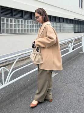 「アイテム（その他アウター）」を使った、ISHIDAさん（レディース・158cm）の秋コーディネート