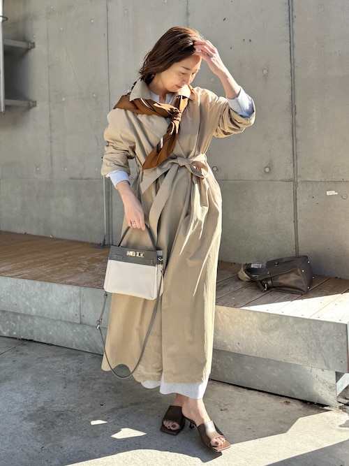セール】ウォッシャブルLIGHT TRENCH COAT（トレンチコート