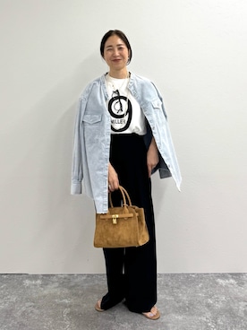 「アイテム（ピアス（両耳用））」を使った、ISHIDAさん（レディース・158cm）の夏コーディネート