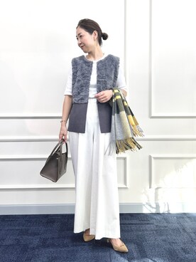 ISHIDAさん（レディース・158cm）の夏コーディネート