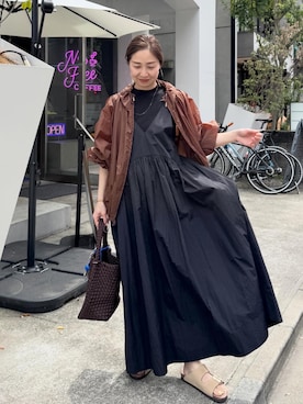 「NOLLEY’S（ノーリーズ）のアイテム」を使った、ISHIDAさん（レディース・158cm）の春コーディネート