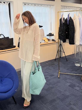 「NOLLEY’S（ノーリーズ）のアイテム」を使った、ISHIDAさん（レディース・158cm）の冬コーディネート