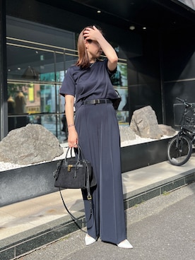 「NOLLEY’S（ノーリーズ）のアイテム」を使った、ISHIDAさん（レディース・158cm）の夏コーディネート