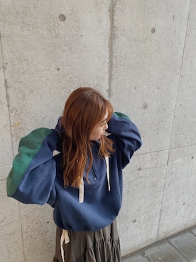 「ungrid コーデ」｜中井菜摘さん（レディース・153cm）の冬コーディネート