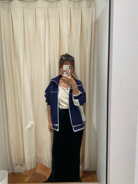 中井菜摘さん(レディース・153cm)の秋コーディネート