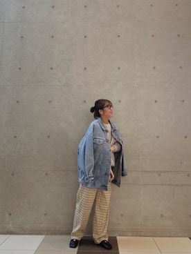 中井菜摘さん（レディース・153cm）の冬コーディネート