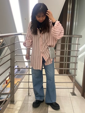 中井菜摘さん（レディース・153cm）の冬コーディネート