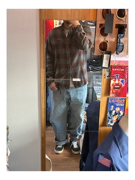 「TOMS(トムス)のアイテム」を使った、stoshさん(メンズ・175cm)の秋コーディネート