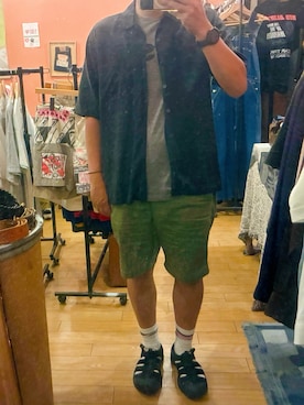 「KEEN（キーン）のNEWPORT H2 / ニューポート エイチツー / メンズ サンダル（サンダル）」を使った、stoshさん（メンズ・175cm・30代）の夏コーディネート