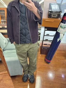 「BEAMS（ビームス）のアイテム」を使った、stoshさん（メンズ・175cm）の冬コーディネート