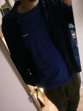 「アイテム（スラックス）」を使った、stoshさん（メンズ・175cm・30代）の冬コーディネート