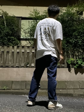 「KIBACOWORKS（キバコワークス）のアイテム」を使った、ししまるさん（メンズ・173cm）の夏コーディネート