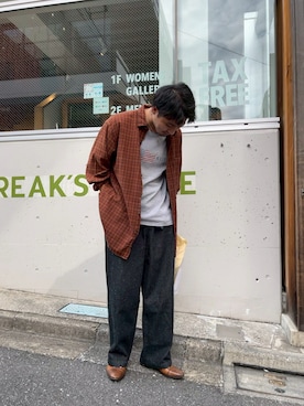ししまるさん（メンズ・173cm）の秋コーディネート