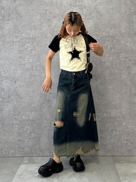 rinoさん（レディース・160cm）の夏コーディネート