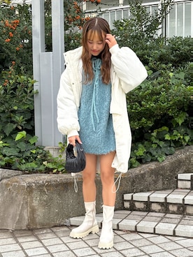 rinoさん(レディース・160cm)の冬コーディネート