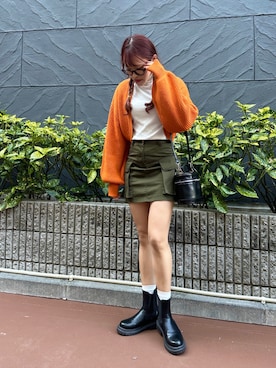 rinoさん（レディース・160cm）の冬コーディネート