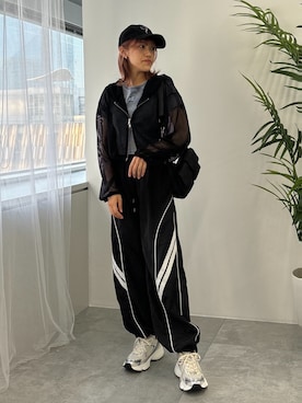 「さらっと晴れやかスナップ」｜「アイテム（ジャケット/アウター）」を使った、rinoさん（レディース・160cm）の夏コーディネート