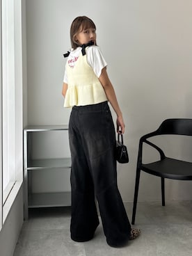 「アイテム（パンツ）」を使った、rinoさん（レディース・160cm）の夏コーディネート