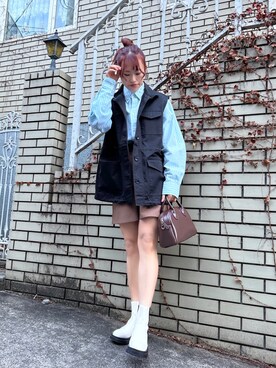 rinoさん（レディース・160cm）の冬コーディネート