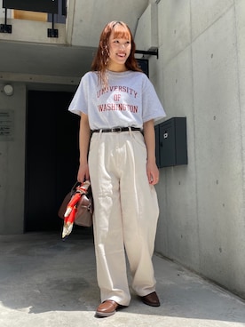 rinoさん（レディース・160cm）の春コーディネート