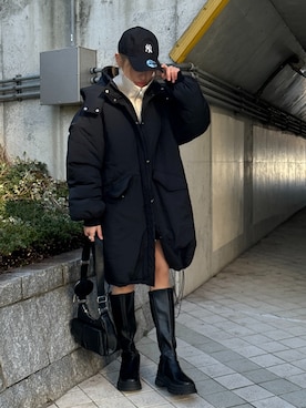 rinoさん（レディース・160cm）の冬コーディネート