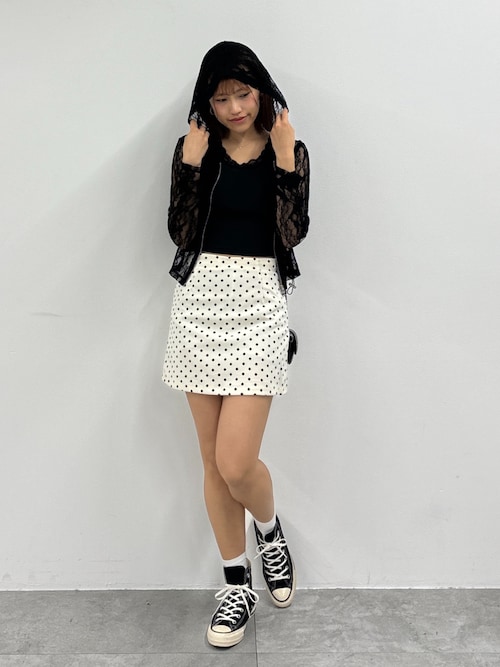 シズニルック 2way ニット トップス ショート 長袖 カジュアル