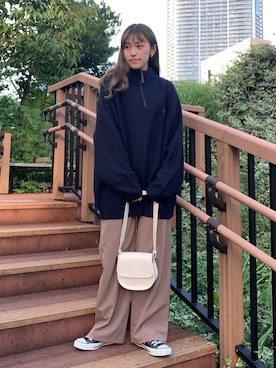 「U.S.POLO ASSN.」｜rinoさん（レディース・160cm）の秋コーディネート