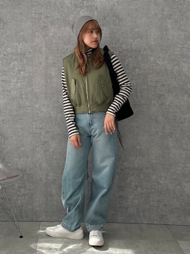 rinoさん（レディース・160cm）の冬コーディネート