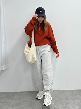 rinoさん（レディース・160cm）の冬コーディネート