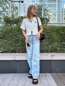 rinoさん（レディース・160cm）の夏コーディネート