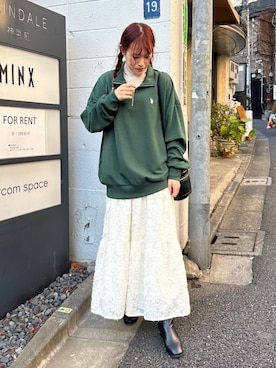「U.S.POLO ASSN.」｜rinoさん（レディース・160cm）の冬コーディネート