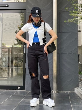 rinoさん（レディース・160cm）の春コーディネート