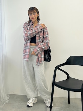 「アイテム（キャミソール）」を使った、rinoさん（レディース・160cm）の夏コーディネート