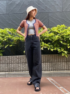 rinoさん（レディース・160cm）の夏コーディネート