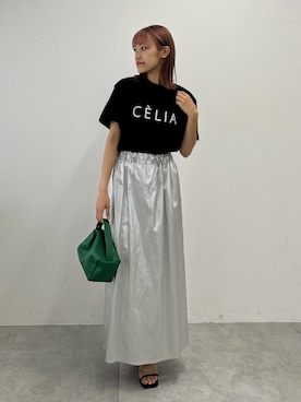 「WC（ダブル シー）のアイテム（バッグ）」を使った、rinoさん（レディース・160cm）の夏コーディネート