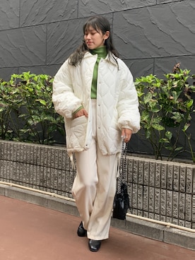 「WEGO（ウィゴー）のアイテム（ブルゾン）」を使った、rinoさん（レディース・160cm）の秋コーディネート