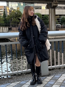 rinoさん（レディース・160cm）の冬コーディネート