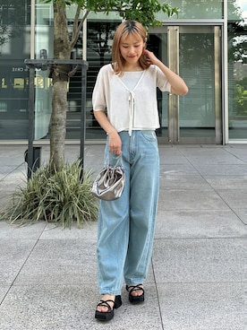 rinoさん（レディース・160cm）の夏コーディネート