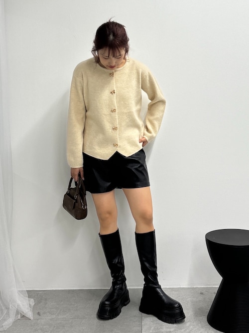 セール】WEGO/ヴィンテージライクPUショートパンツ（その他パンツ