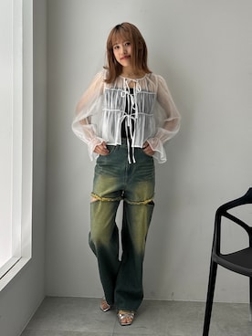 rinoさん（レディース・160cm）の夏コーディネート