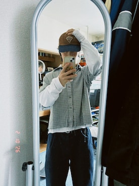 「BACK NUMBER（バックナンバー）のアイテム」を使った、イノウエさん（メンズ・164cm）の冬コーディネート