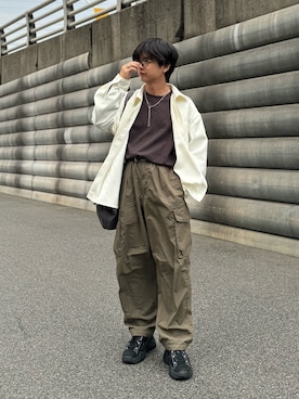 「Alpinus（アルピナス）のアイテム」を使った、hide158さん（メンズ・158cm）の春コーディネート