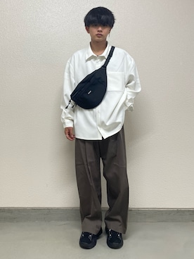 「Alpinus（アルピナス）のアイテム」を使った、hide158さん（メンズ・158cm）の秋コーディネート