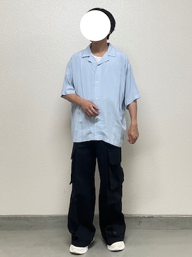「ADAMASTE（アダマスト）のアイテム（スニーカー）」を使った、hide158さん（メンズ・158cm）の春コーディネート