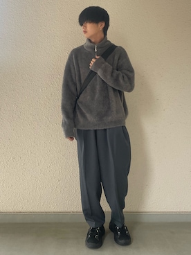 CLEL】TR Loose Tapered Slacks / TR ルーズテーパード